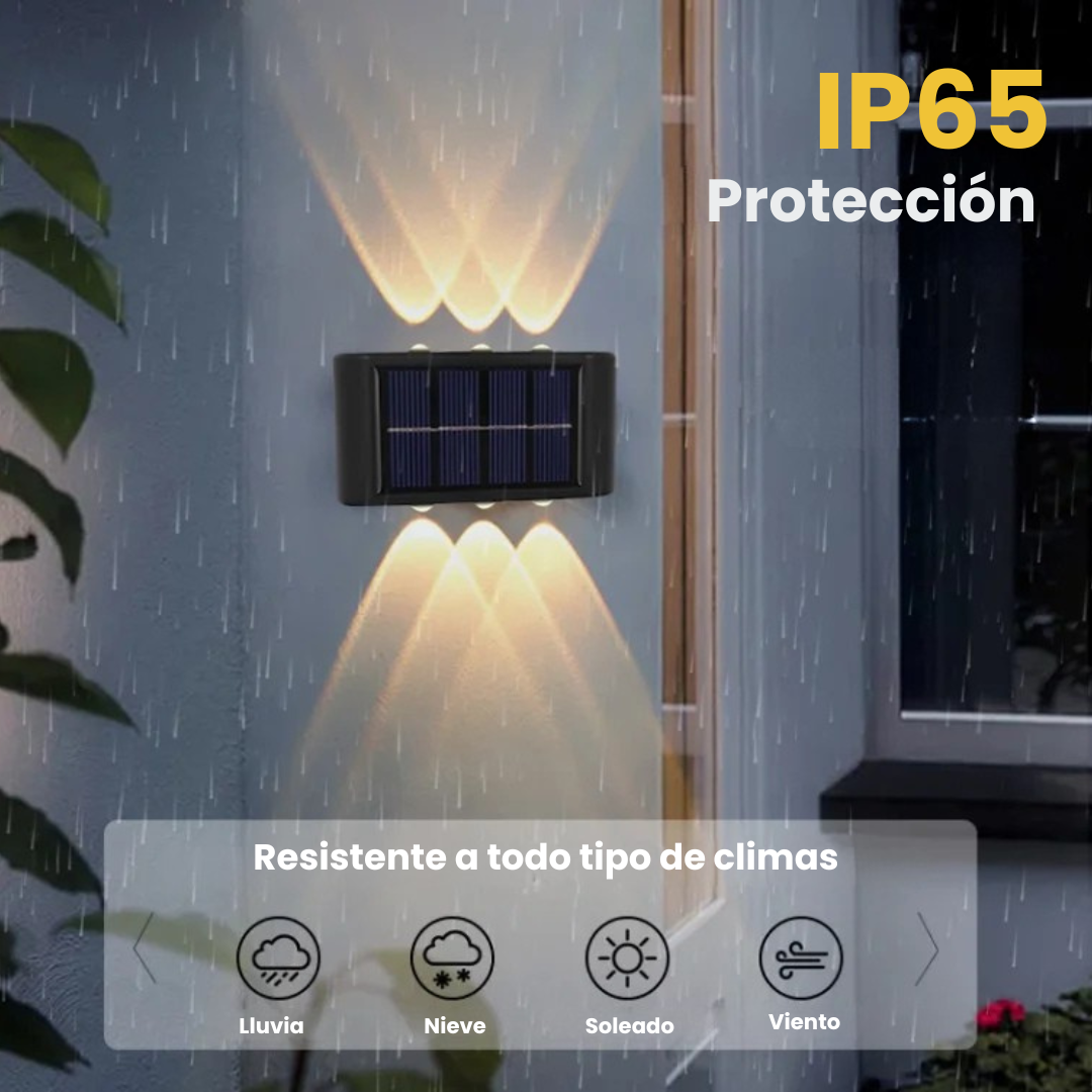 EcoLight® Aplique Solar 230º — Iluminación Total Automática