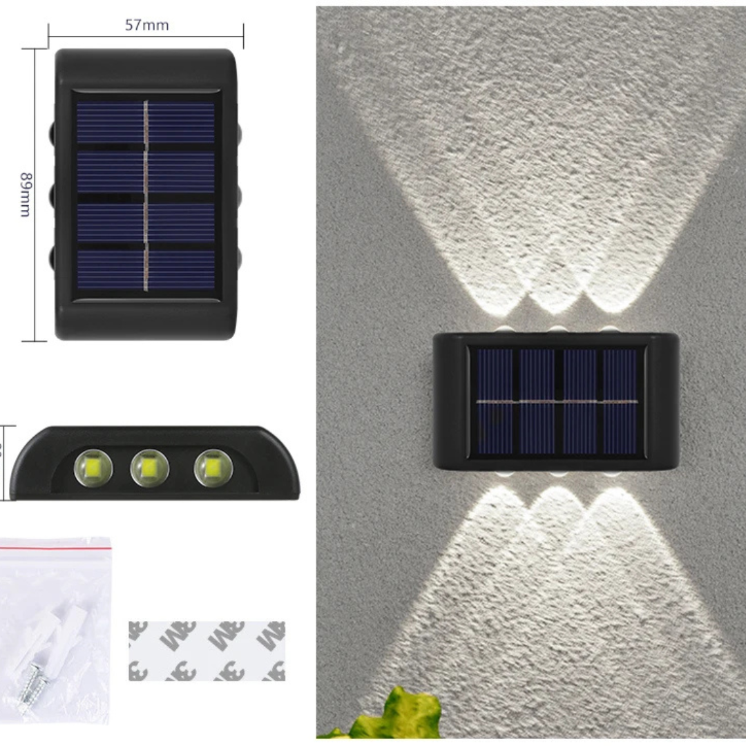 EcoLight® Aplique Solar 230º — Iluminación Total Automática