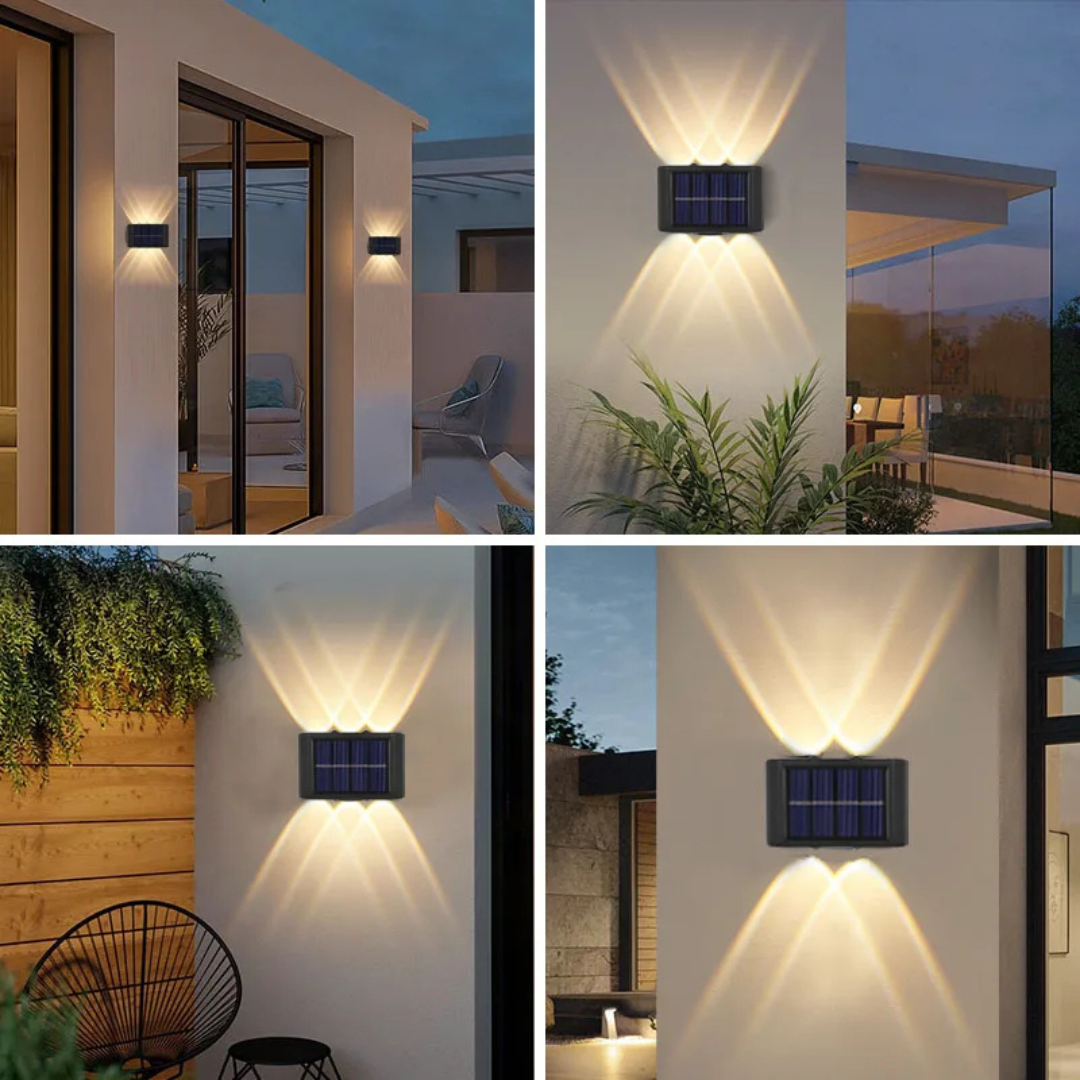 EcoLight® Aplique Solar 230º — Iluminación Total Automática
