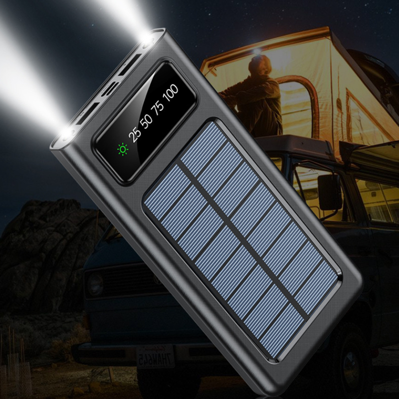 Batería portátil de carga solar