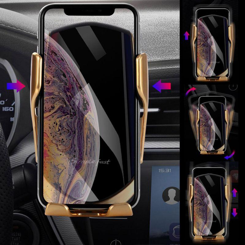 Soporte con cargador inalámbrico para coche
