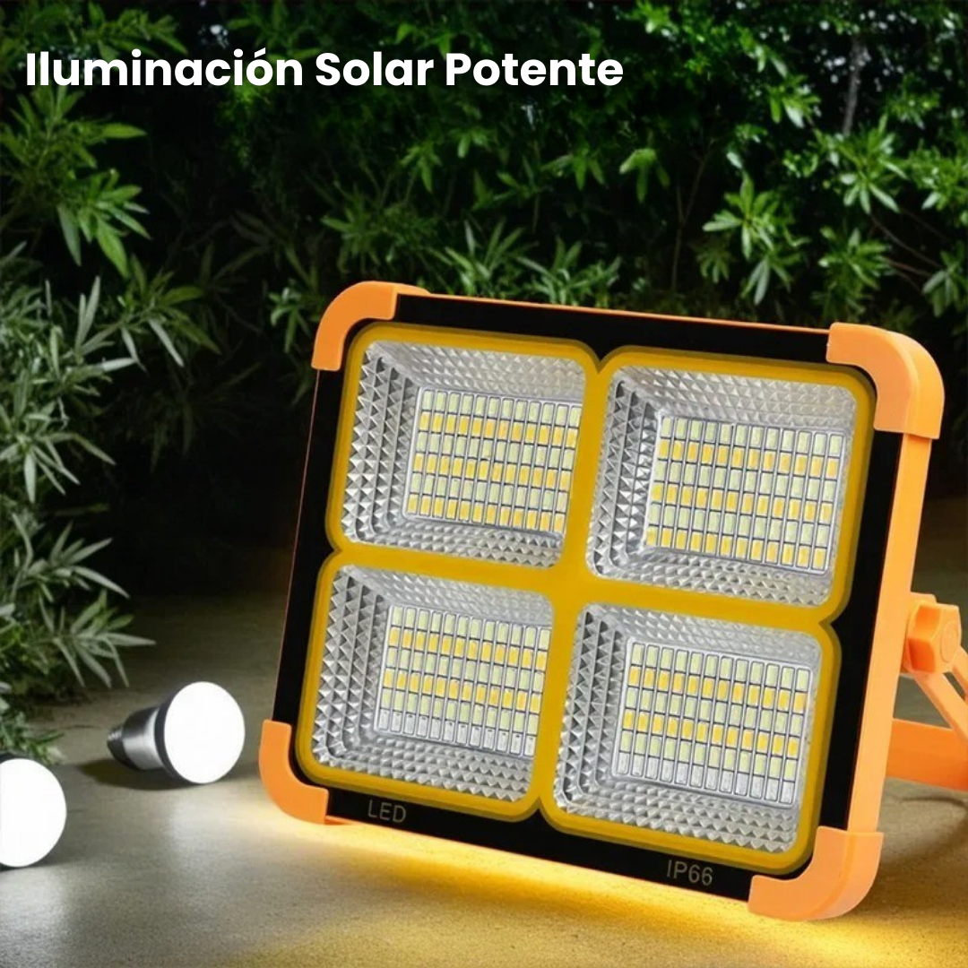 SolarPanel® - Foco Solar 280LED  — Visión Total, Iluminación potente
