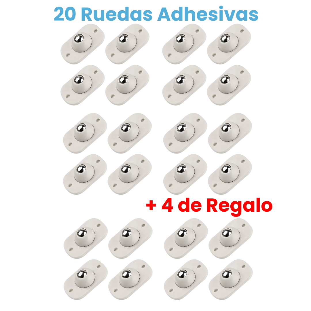 20 RUEDAS + 4 DE REGALO