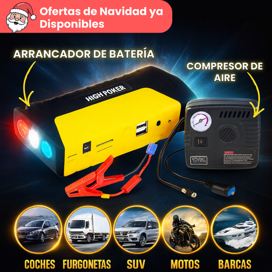 Arrancador de Batería con Compresor de Aire - Xtreme Power